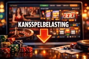 Online gokbedrijven betaalden, ondanks verhoging, in 2025 €43,5 miljoen minder kansspelbelasting