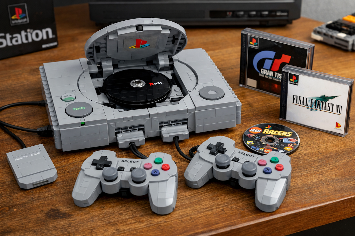Mogelijke LEGO PlayStation 1 bouwset met release in december 2026 gelekt