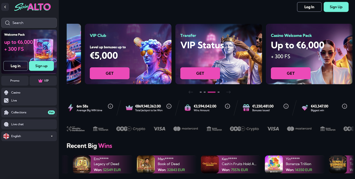 SpinAlto Casino