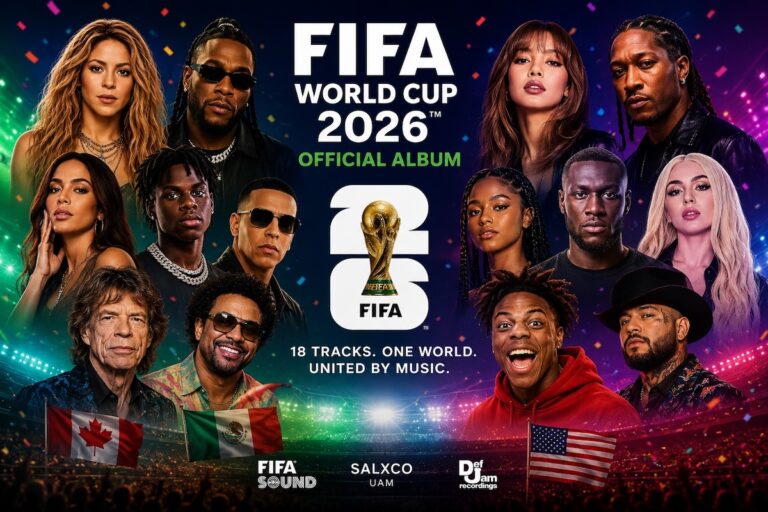 FIFA lanceert officieel WK 2026 album met Shakira, Burna Boy, LISA en Future